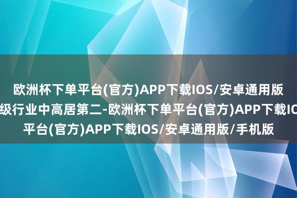 欧洲杯下单平台(官方)APP下载IOS/安卓通用版/手机版在30个中信一级行业中高居第二-欧洲杯下单平台(官方)APP下载IOS/安卓通用版/手机版