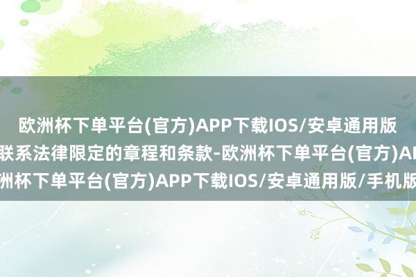 欧洲杯下单平台(官方)APP下载IOS/安卓通用版/手机版公司将严格按照联系法律限定的章程和条款-欧洲杯下单平台(官方)APP下载IOS/安卓通用版/手机版