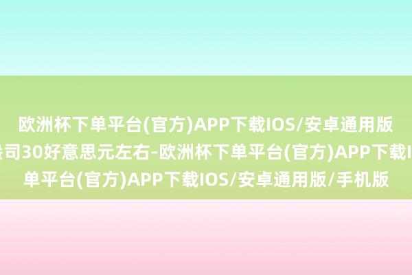 欧洲杯下单平台(官方)APP下载IOS/安卓通用版/手机版走动区间在每盎司30好意思元左右-欧洲杯下单平台(官方)APP下载IOS/安卓通用版/手机版