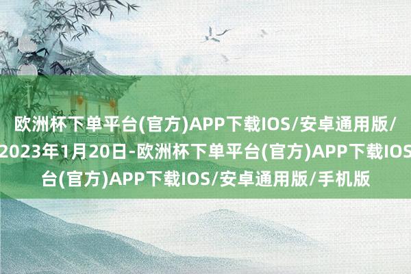 欧洲杯下单平台(官方)APP下载IOS/安卓通用版/手机版转股初始日为2023年1月20日-欧洲杯下单平台(官方)APP下载IOS/安卓通用版/手机版