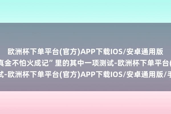 欧洲杯下单平台(官方)APP下载IOS/安卓通用版/手机版　　这仅仅手机“真金不怕火成记”里的其中一项测试-欧洲杯下单平台(官方)APP下载IOS/安卓通用版/手机版